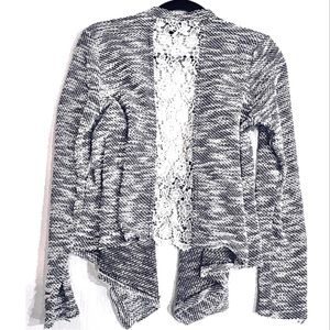Forever 21 | Open Front Lace Cardigan